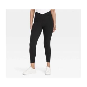 A . NEW DAY Womens Solid Athletic Leggings, Black, M, DM